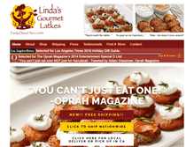 Tablet Screenshot of lindasgourmetlatkes.com